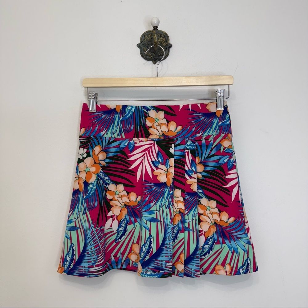 Tommy Bahama Dash Tropic Pleated Golf Tennis Skort Women Size XS Athletisure